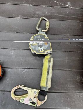 Guardian Fall Protection Retractable Lifeline - Yellow/Black